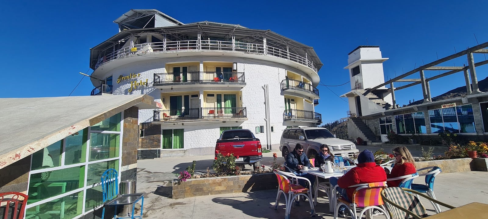 Frontier Tower Hotel.
