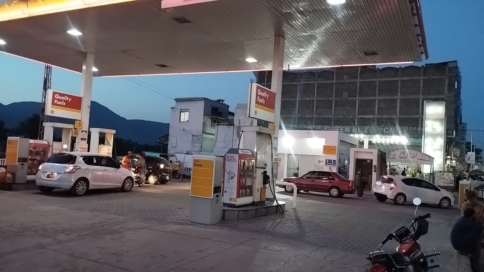 Shell petrol station