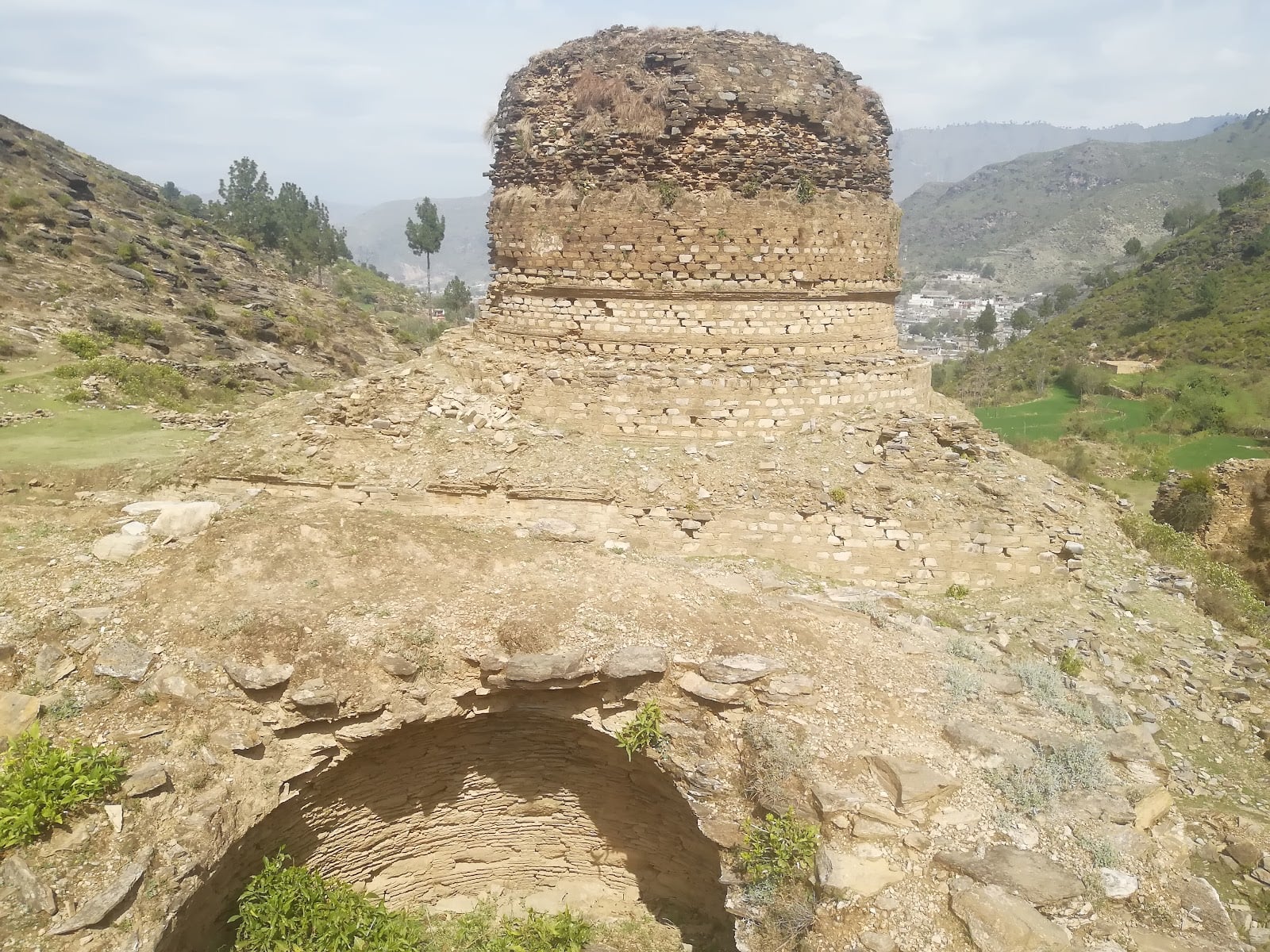 Tokar Dara Stupa hilltop monastery near Najigram